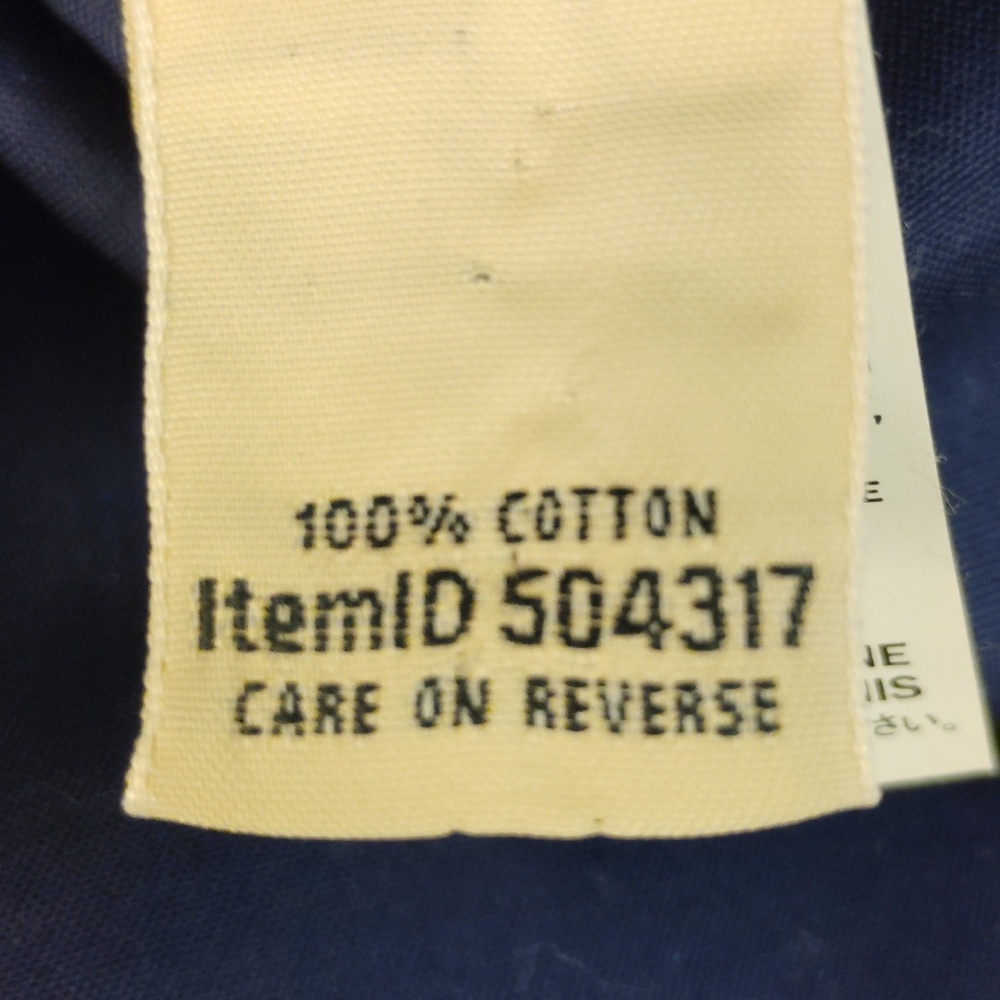 L.L. Bean Blue and White Casual Button Down Shirt - Picture 4 of 4